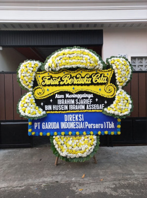 Papan Bunga Duka di Birugo