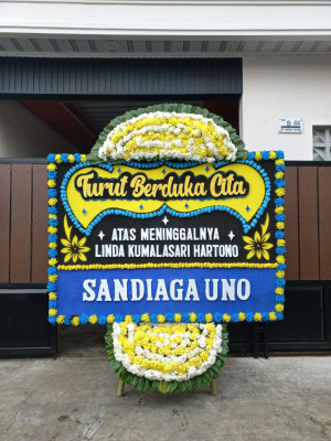 Papan Bunga Duka di Birugo